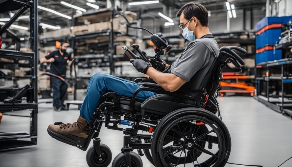 電動輪椅維修的質量控制