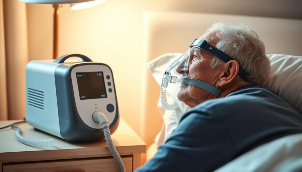 家用呼吸機使用示意 家用呼吸機使用示意